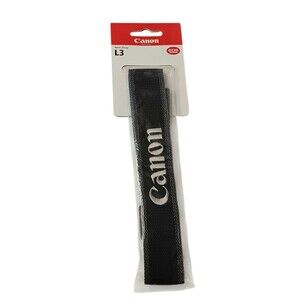 Canon L3 Camera Neck Strap EOS Accessories Vintage New In Package Black & White